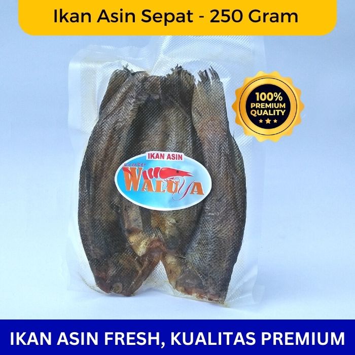 

Ikan Asin Sepat 250 Gram Segar, Kualitas Premium