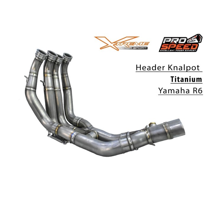 Header / Pipa Knalpot Prospeed Titanium Yamaha R6 Titanium #Original