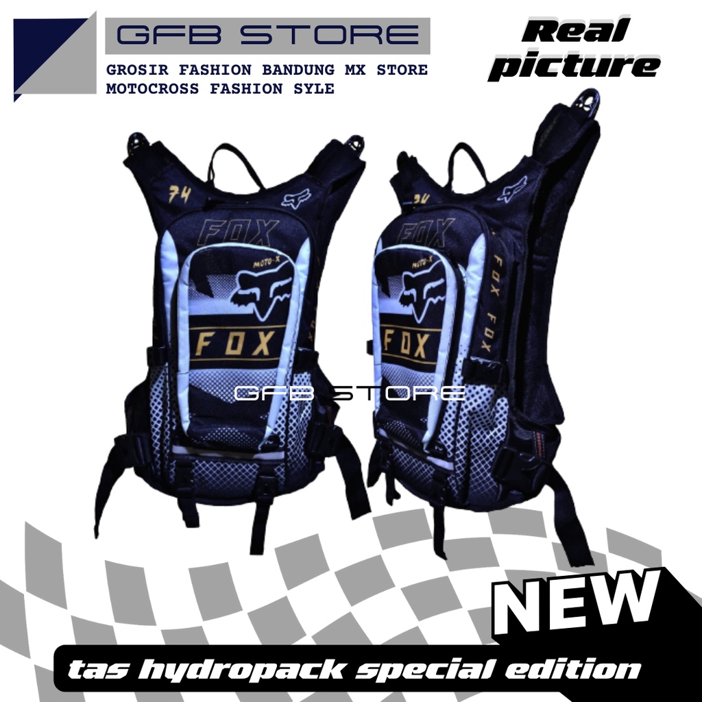 Tas Punggung Sepeda Hydropack motocross trail Murah berkualitas dan Elegant Full Printing