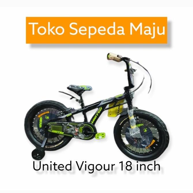 Sepeda Bmx Anak Laki Laki United Vigour 18 Inch #Original