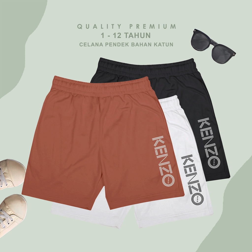 celana harian anak import bahan katun untuk umur 1 sampai 12 tahun