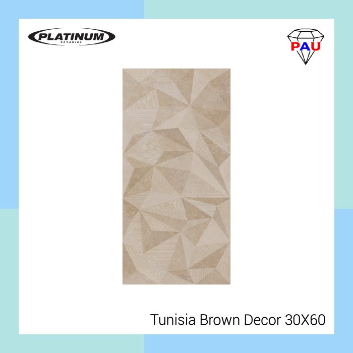 Keramik Dinding Platinum 30x60 Tunisia - Brown