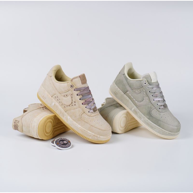 Sepatu Nike Air Force 1 Low NAI - KE Olive Canvas
