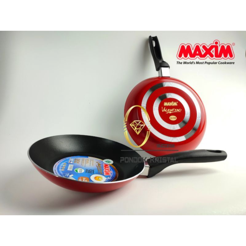 Teplon Maxim Anti Lengket  Maxim Teflon  12cm  18cm  20cm  22 cm 24cm 26cm Teflon Anti Lengket  Maxi