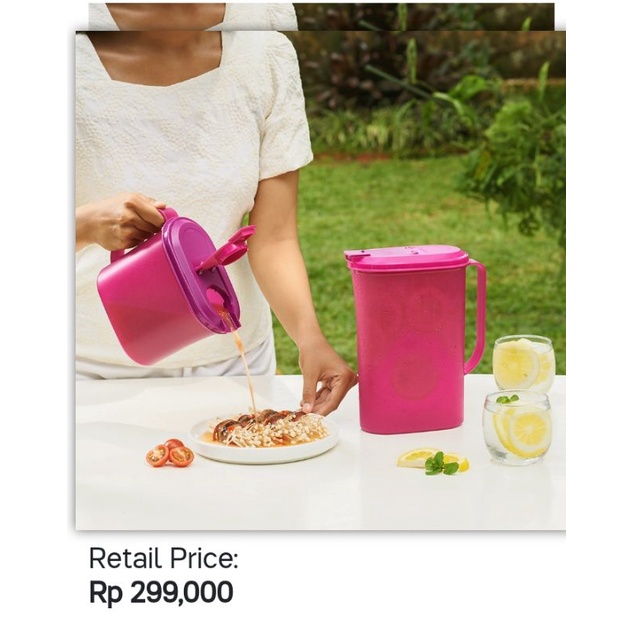 FRIDGE JUG TUPPERWARE / TEKO TUPPERWARE