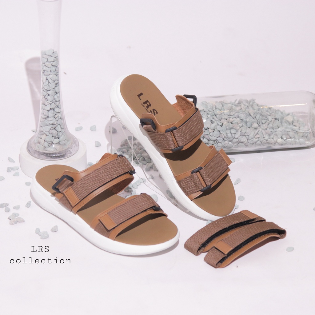 [ CLASS SLIPPERS BRAND  LOKAL] LRS COLLECTION  MIMI  - MOCCA PREMIUM