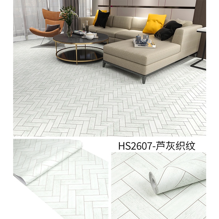 Stiker Wallpaper Lantai Wallpaper Tahan Air Wallpaper Lantai Bahan Tebal Perekat Diri Toilet Tahan A