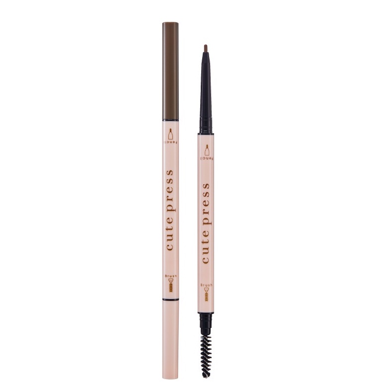 [TERMURAH] CUTE PRESS Super Skinny Brow Pencil 2 in 1 | Pensil Alis Eyebrow | Browit.id