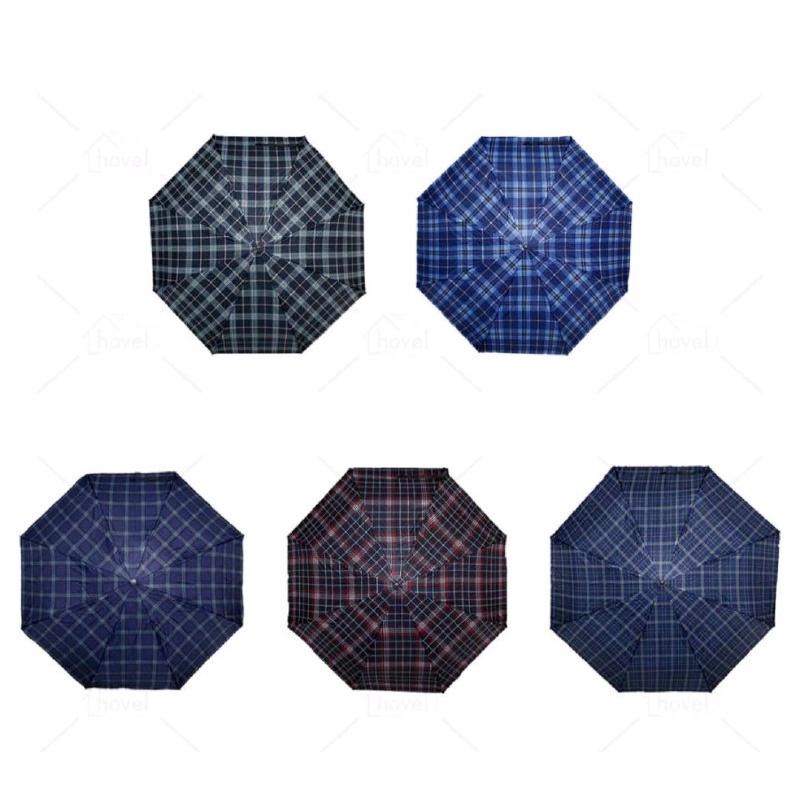 PAYUNG MOTIF KOTAK-KOTAK - PAYUNG LIPAT TEBAL WARNA WARNI