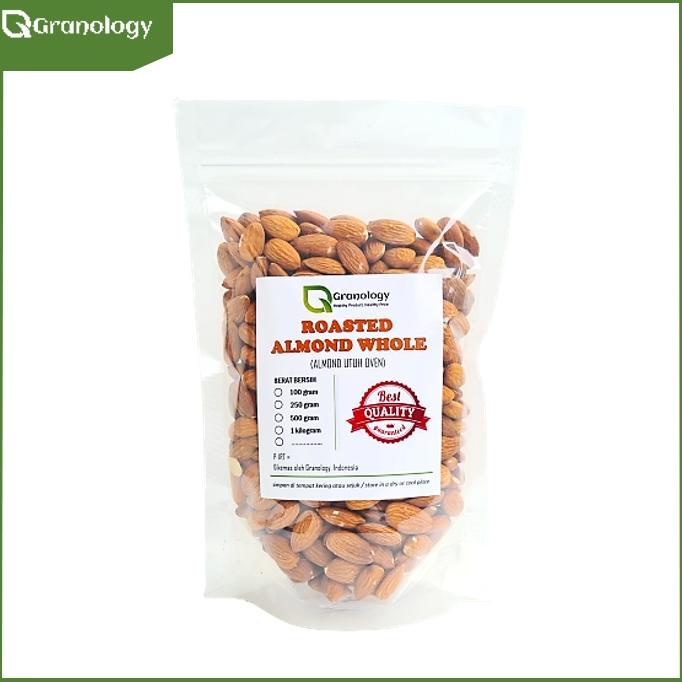 

[BAYAR DITEMPAT] Roasted Almond Whole / Almond Utuh Oven (500 gram) by Granology