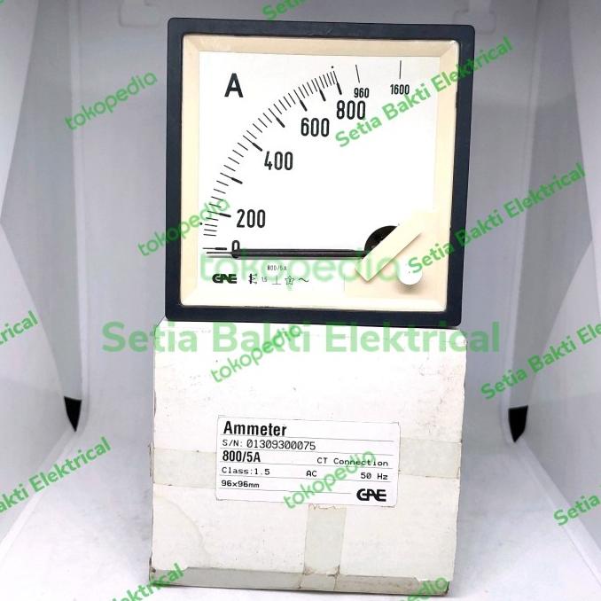 Ampere Meter GAE Ammeter GAE 400/5A 600/5A 800/5A GAE via CT 96x96