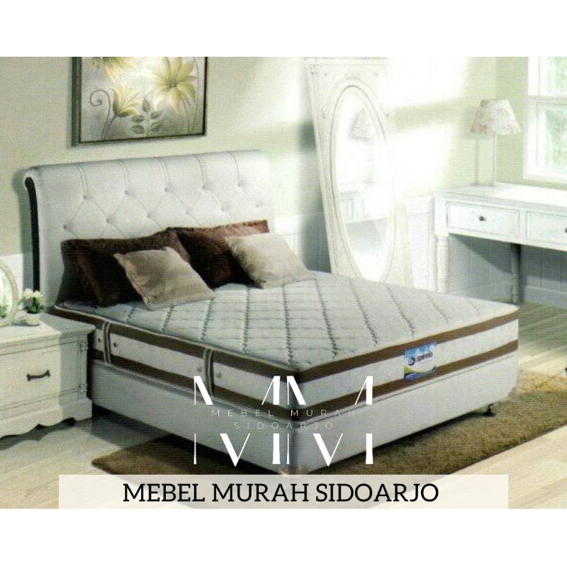 Spring bed spinno titanium ecoland 120 x 200 160 x 200 180 x 200 cm queen king size tempat tidur kua