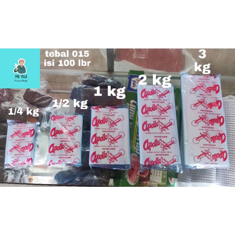 Jual Kantong Plastik Apollo Kantong Plastik Tebal 015 Kantong