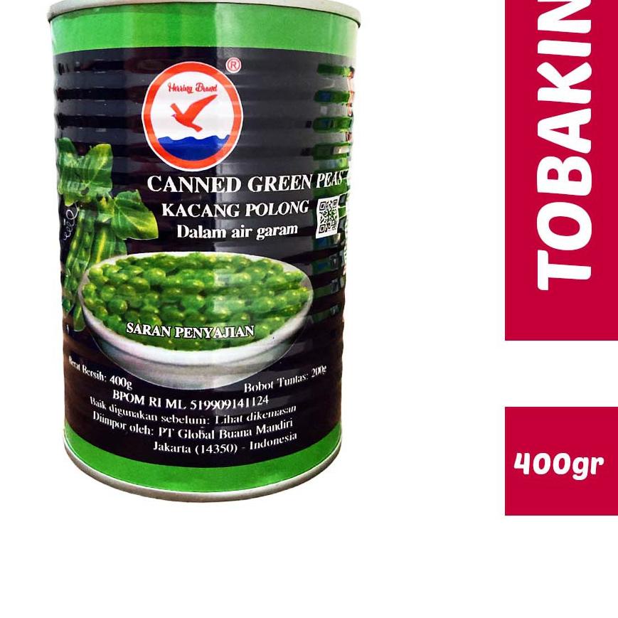 

DISKON BRANDS FESTIVAL Kacang Polong Herring Kaleng / Kacang Kapri / Green Peas 400gr