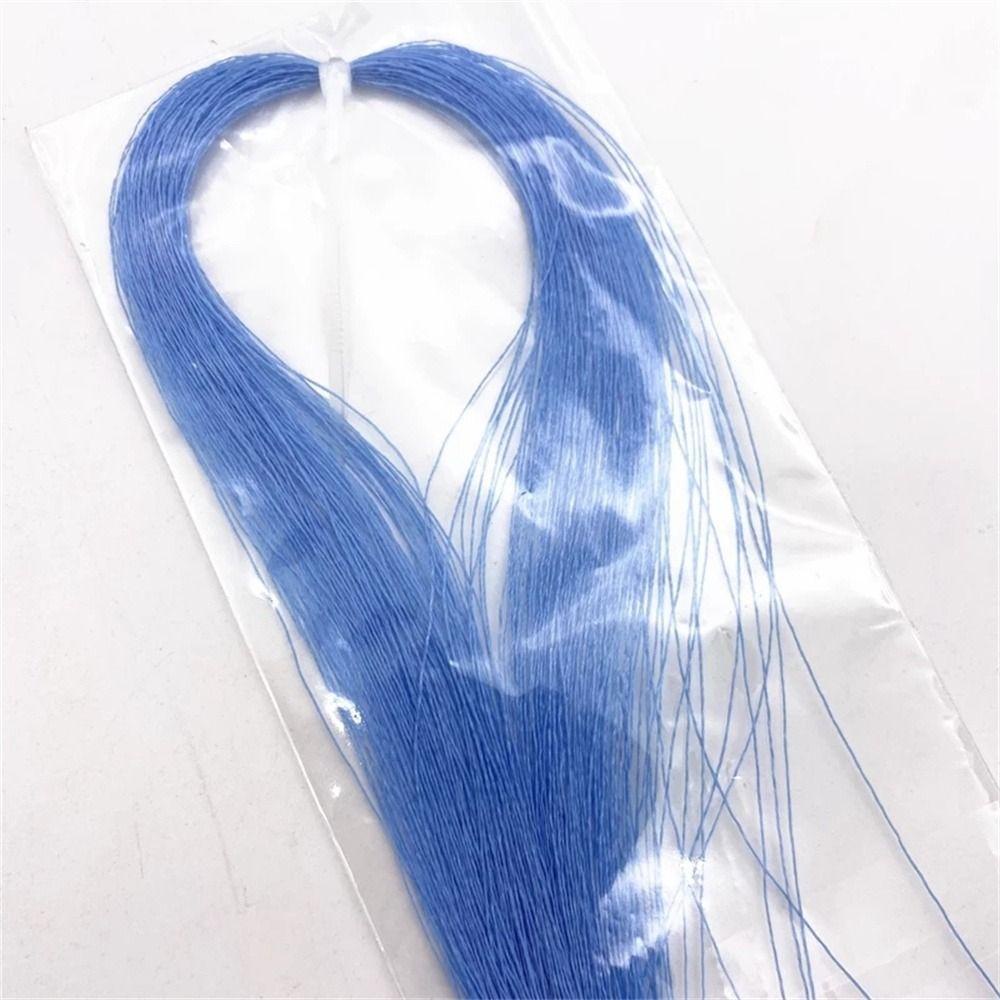Lanfy Assist Hooks Line Aksesoris Alat Pancing Pancing Pancing Jig Hook Luminous Fly Fishing Tying Fly Fishing String