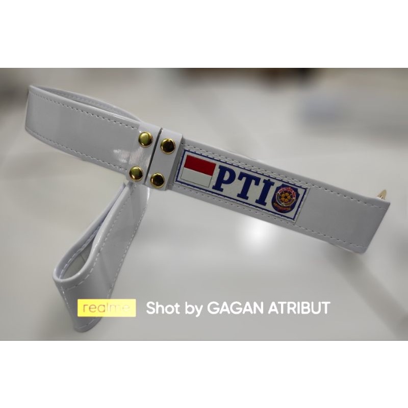 SABUK KOPEL PINGGANG PTI SATPOL PP POL PP LOGO EMBOS TIMBUL