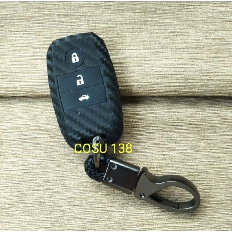 kunci mobil sarung silicon carbon KIA seltos sonet