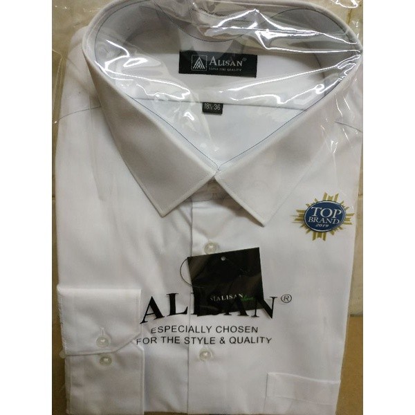 Cuci Gudang Kemeja Alisan Lengan Panjang Jumbo Ukuran 18,5