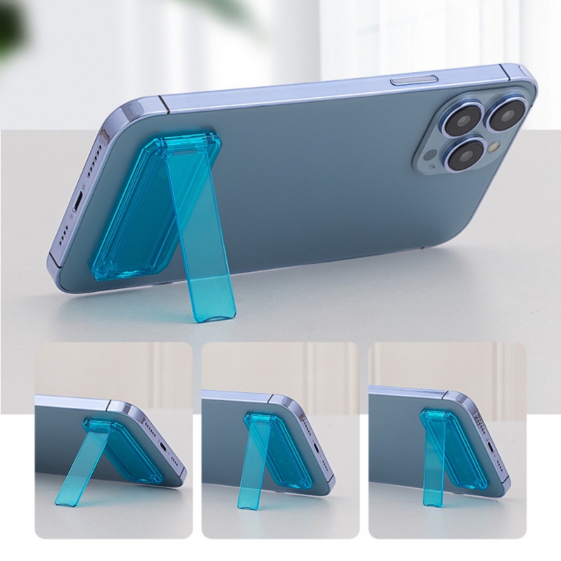 Portable Mini Universal Phone Holder Invisible Ultra-light Desktop Stand Meja Ponsel Grips Clear Self-adhesive Untuk iPad Mobile Phone Stand Rak Handphone