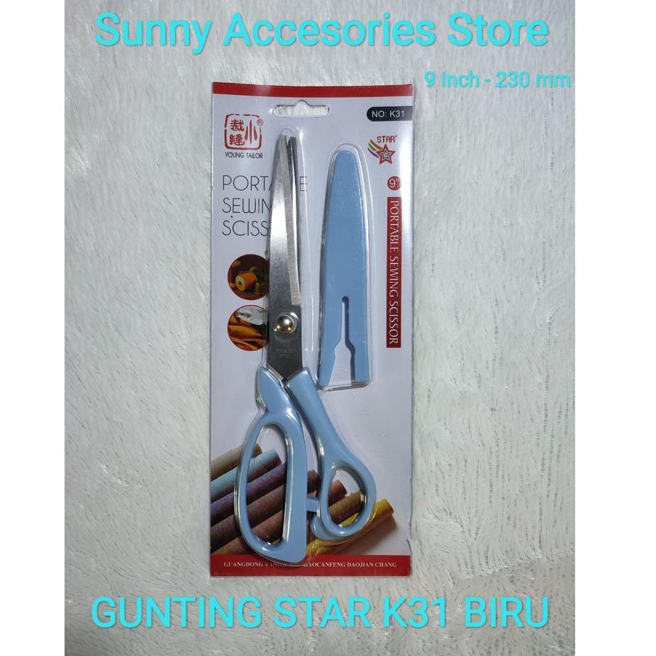 

((M-9-W ☛> Gunting Kain Star K31 - K30 Original Product *Warna Random* siap dikirim