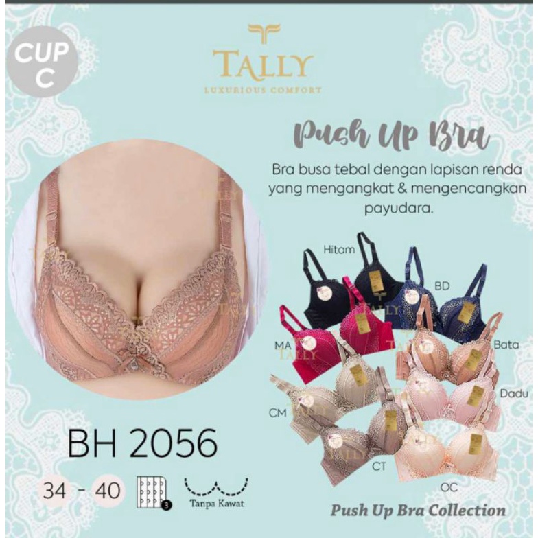 ￼Tally 2056 Bra Push Up Busa Tebal Tanpa Kawat
