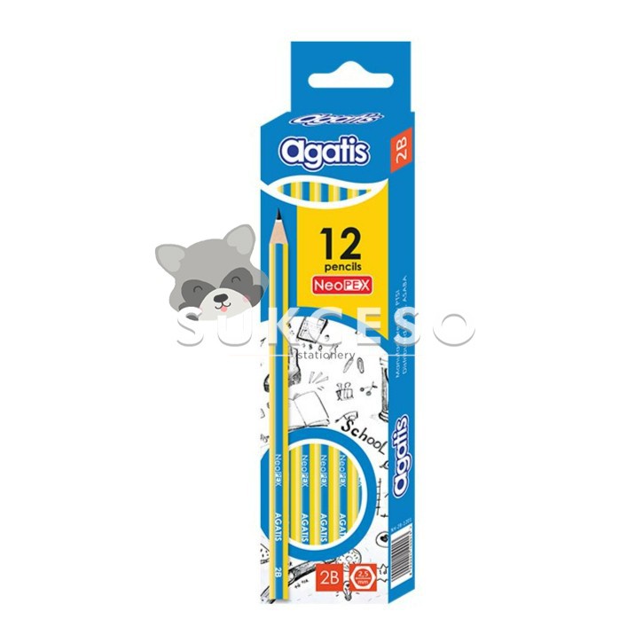 

LUSINAN Agatis Neopex Pensil 2B / Pensil 2B Lusinan Murah Berkualitas
