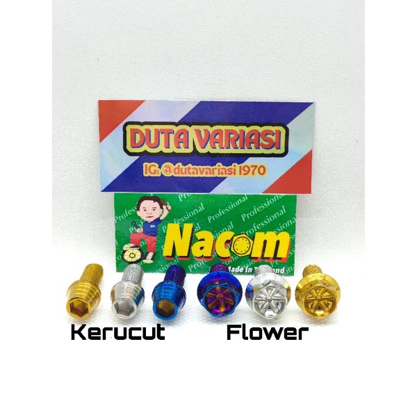 NACOM DV Baut Dudukan Step Belakang Satria Fu ( Kiri Kanan )