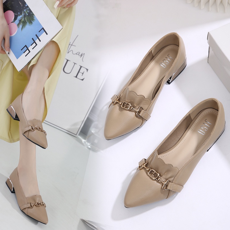 JISO RYONA MOMO-60 Sepatu Kerja Wanita Heels 3cm Import