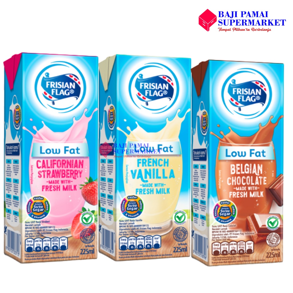 

Frisian Flag Low Fat 225ml