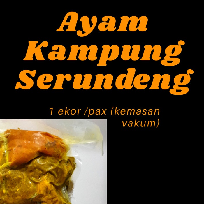 

Ayam Kampung Ungkep Serundeng 1Ekor Tinggal Goreng Vacum Pack Txs0X-61