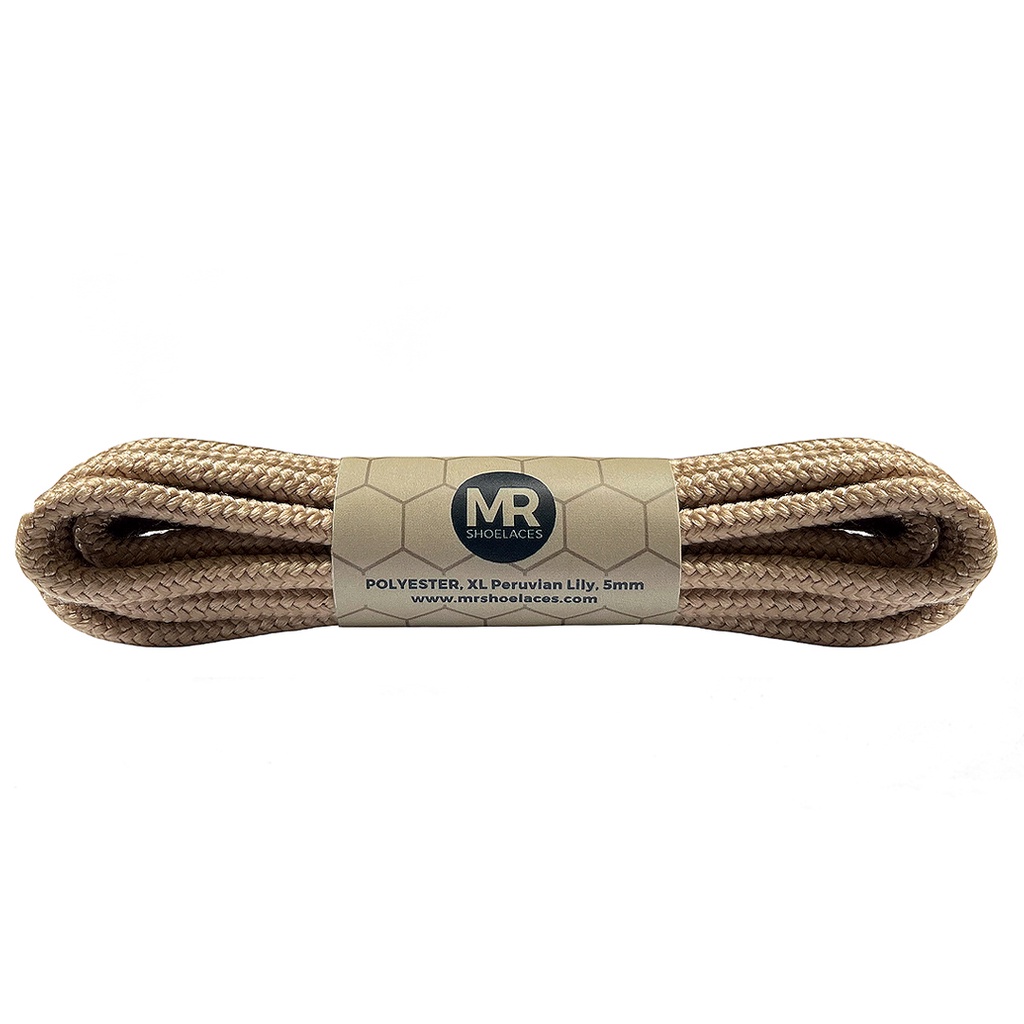 MR Shoelaces CR26 Peruvian Lily Tali Sepatu Bulat Corak / Motif 5-6mm 80cm 100cm 120cm 150cm 200cm - Premium Shoelace