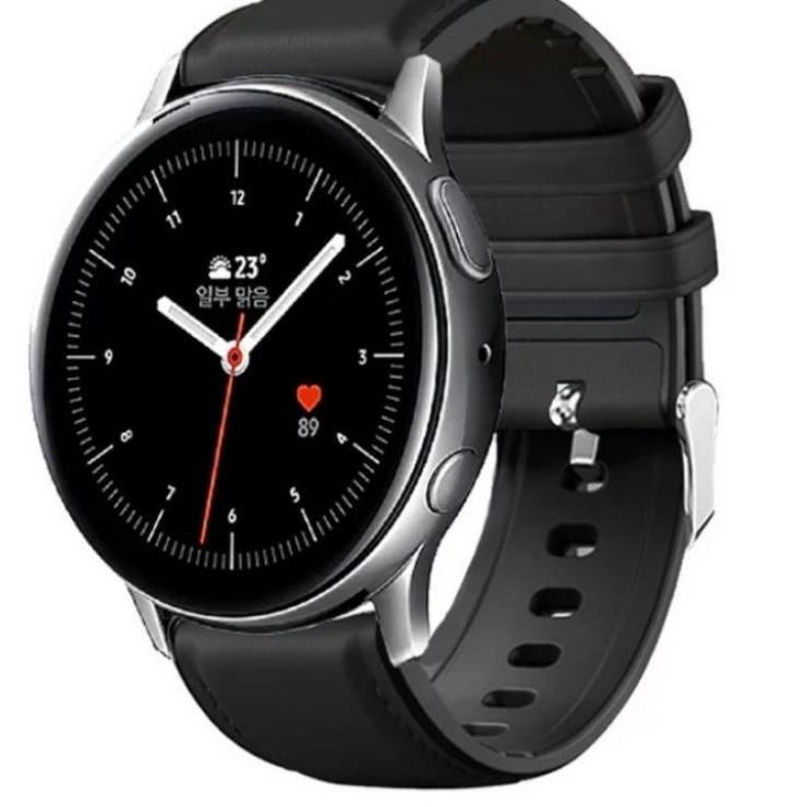 STRAP TALI JAM TANGAN - KULIT STYLE LEATHER RUBBER - FOR SAMSUNG GALAXY 4 40 42 44 46 SMARTWATCH wr 