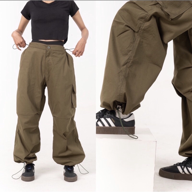 FOREST CARGO BALLOON PANTS | Y2K