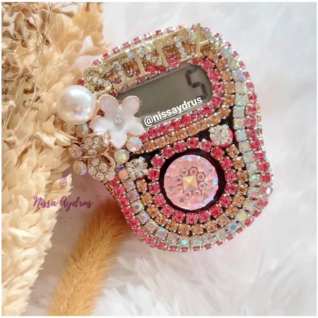 Aydrus Store - LED ALARM Tasbih Digital Swarovski Premium 3 Layer Best Seller