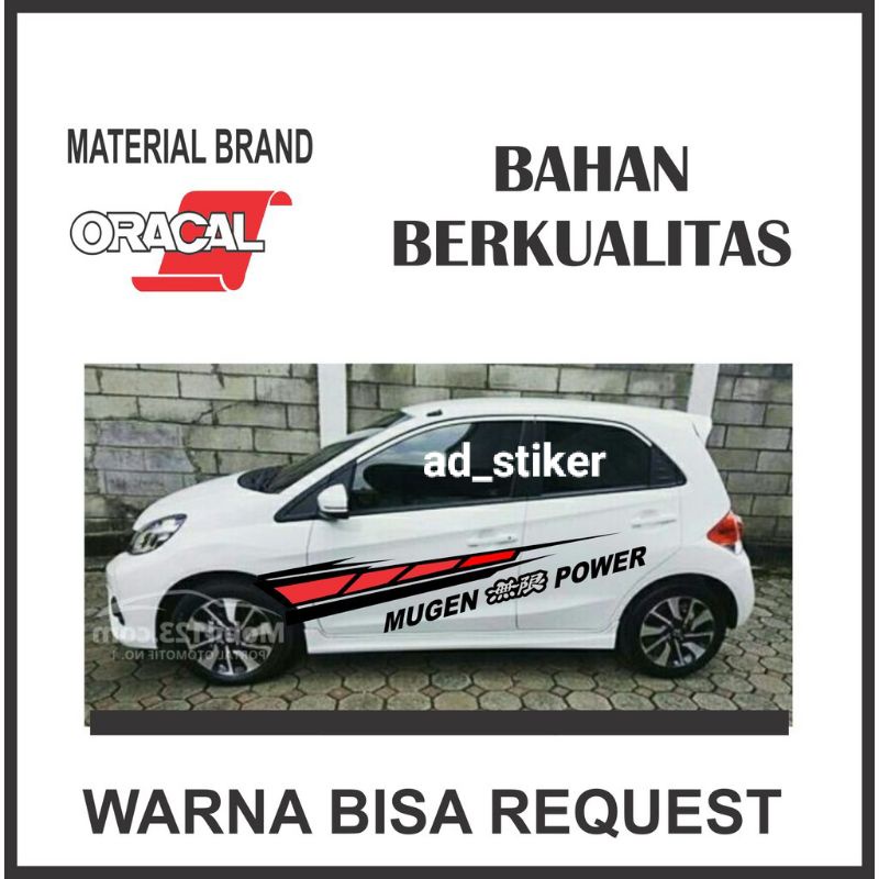 STIKER MOBIL STIKER BODY SAMPING STICKER CUSTOM STICKER CUTTING MOBIL KEREN