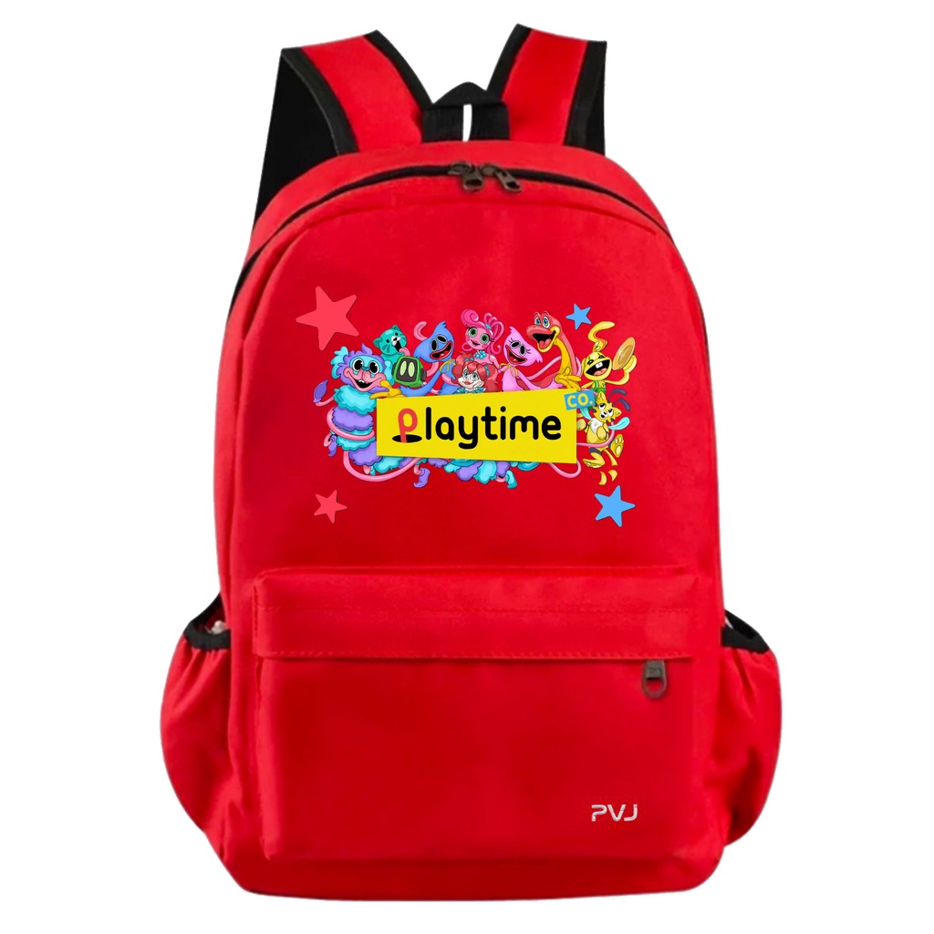 PVJ - Tas Anak Unisex Motif Poppy Playtime Game Ransel Backpak