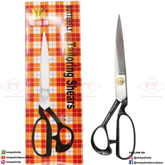

[BISA COD] gunting kain tailor shears merk butterfly 10 inch
