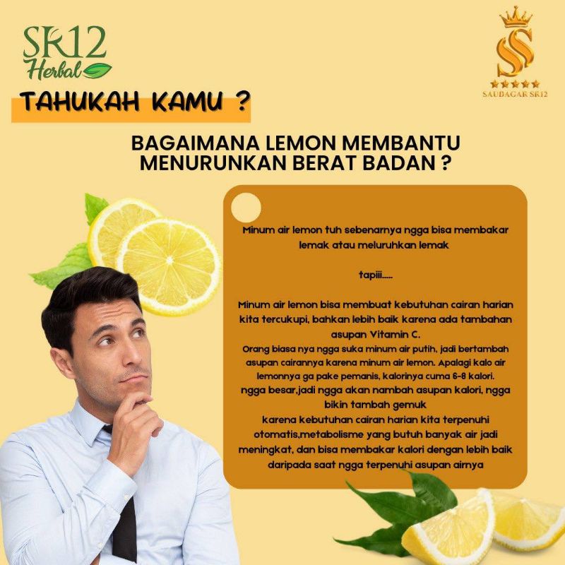 

SARI LEMON NON GULA/LEMONKUH SR12/DIET ALAMI/MENGURANGI MAG/MENURUNKAN DARAH TINGGI/MERINGANKAN GEJALA FLU/