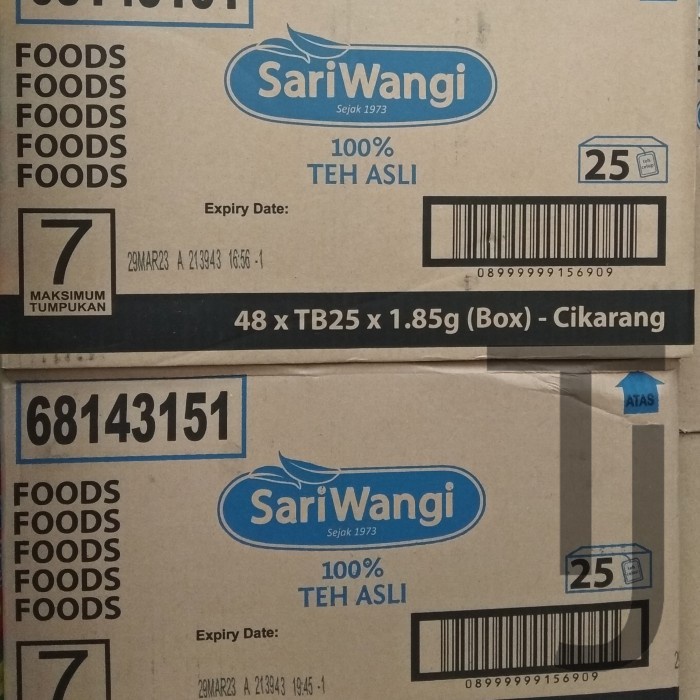 

Sariwangi Box TB25 - DUS