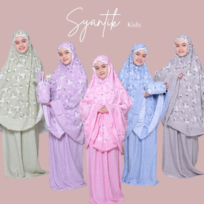Mukenah Anak Perempuan Lucu Syantik Tanggung Remaja Dewasa Rayon Terbaru Mukena Anak Cewek Best Sell
