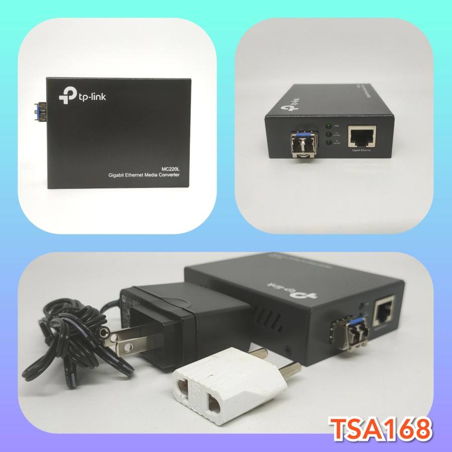 TPLINK MC220L Gigabit SFP Media Converter + SFP - No Box