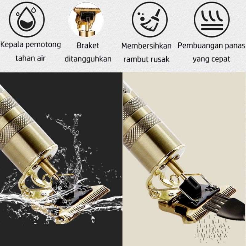 [ITROLSP ] Alat cukur rambut elektrik/ Alat cukur rambut mini elektrik motif Naga