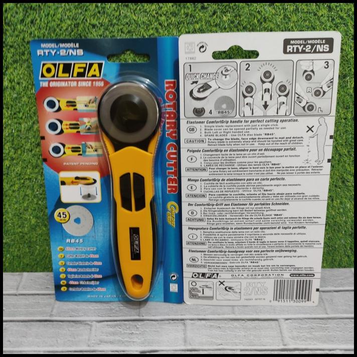 

Promo Rotary Cutter 45Mm Rty-2/Ns Rotary Cutter Quick Change 45Mm Olfa Japan