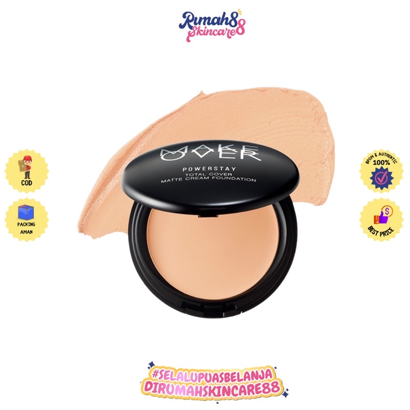 MAKE OVER Powerstay Total Cover Matte Cream Foundation