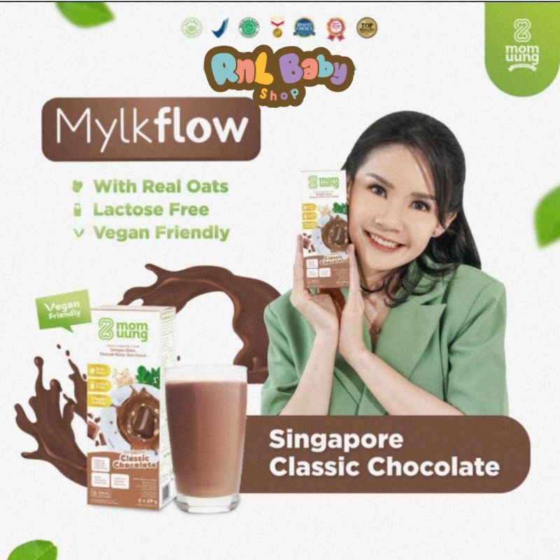 Mom Uung Mylkflow Susu Pelancar ASI Vegan Friendly - ASI Booster