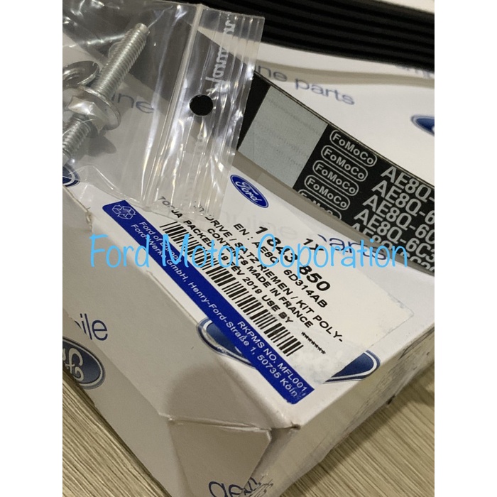 Belt Fan Belt Vbelt Tali Kipas Ford Fiesta Original 1000%