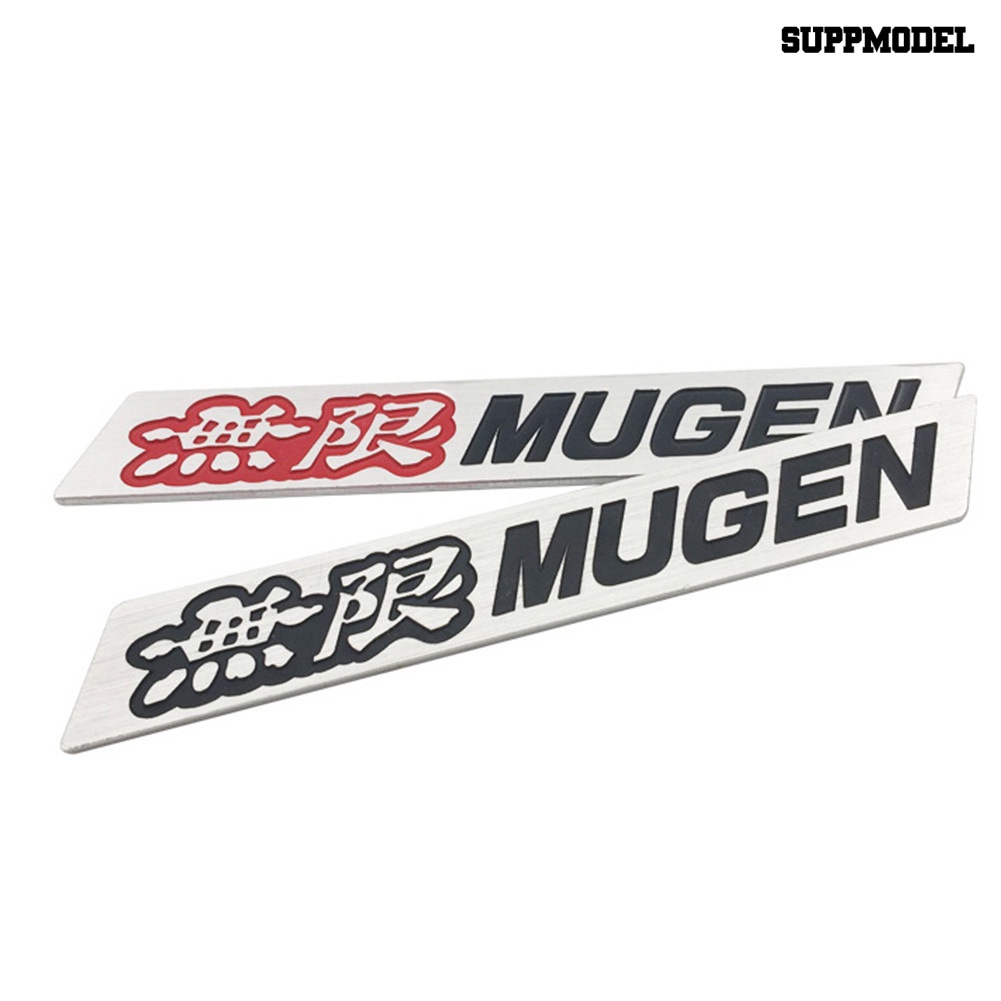 [Auto] Mugen Huruf Mobil Styling Sticker Decal 3D Metal Badge Emblem Decor Untuk