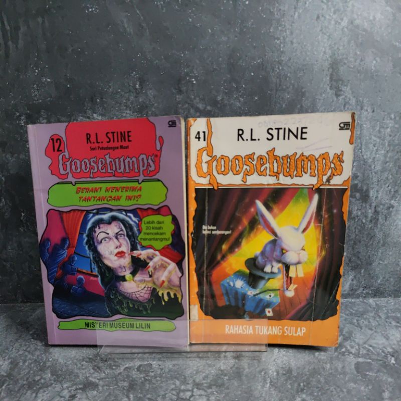 Jual Buku Novel Goosebumps Misteri Museum Lilin Edisi Dan Rahasia