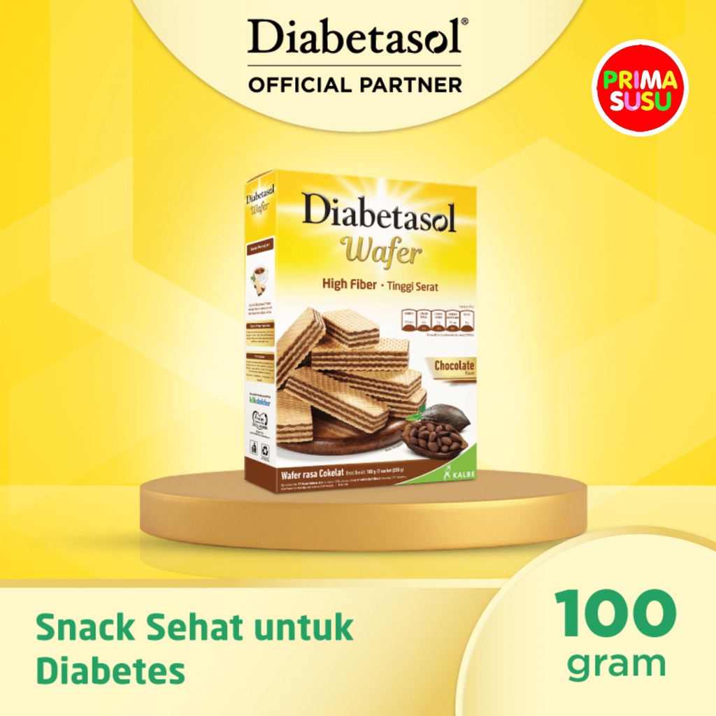 

Diabetasol Waffer 100 Gr, Cokelat