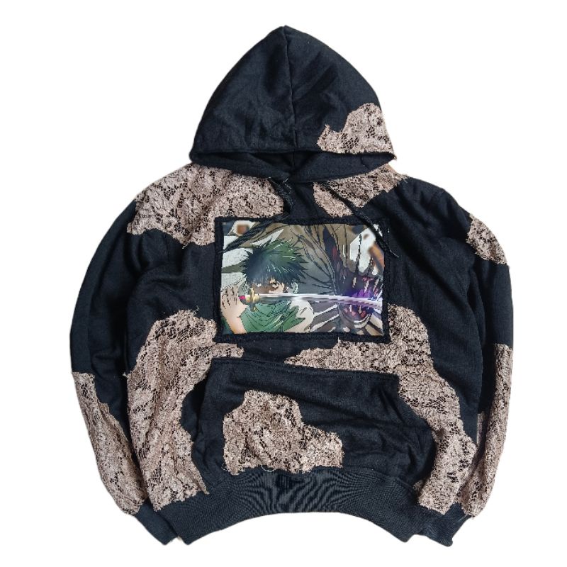 HOODIE REWORK ANIME YUTA X BROCADE CRACK
